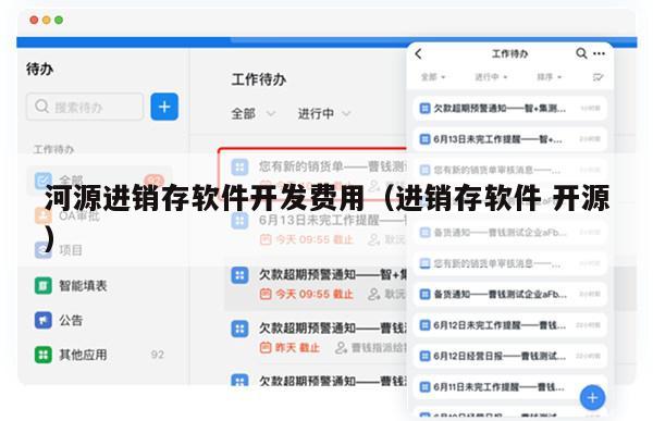 河源进销存软件开发费用（进销存软件 开源）