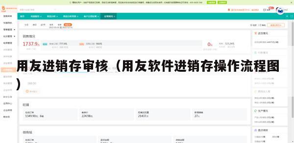 用友进销存审核（用友软件进销存操作流程图）