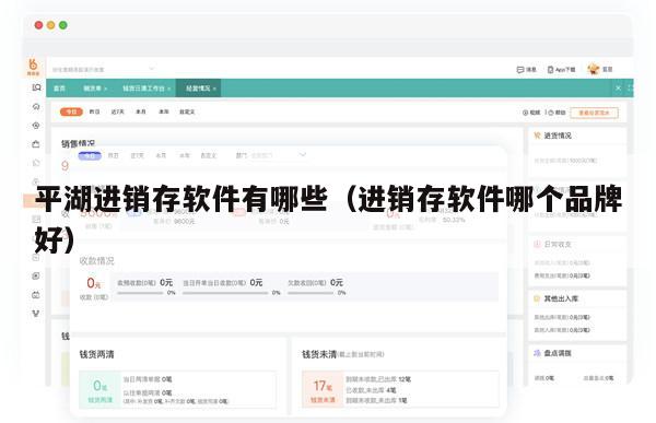 平湖进销存软件有哪些（进销存软件哪个品牌好）