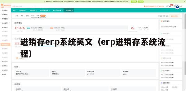 进销存erp系统英文（erp进销存系统流程）