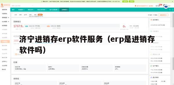 济宁进销存erp软件服务（erp是进销存软件吗）