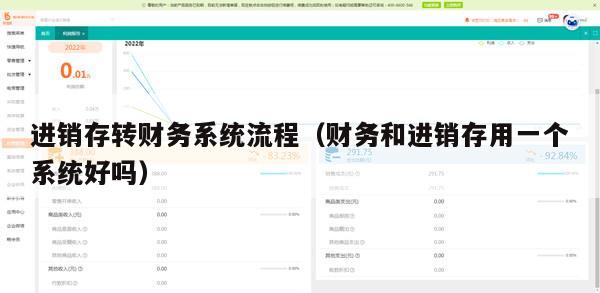 进销存转财务系统流程（财务和进销存用一个系统好吗）