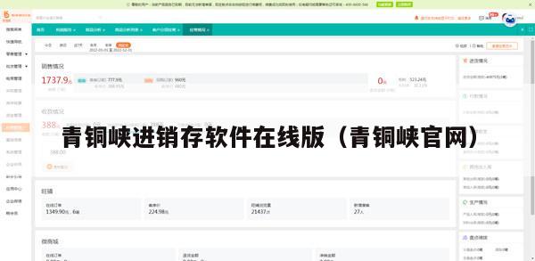 青铜峡进销存软件在线版（青铜峡官网）