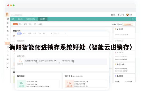 衡阳智能化进销存系统好处（智能云进销存）