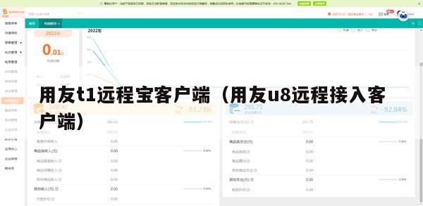 用友t1远程宝客户端（用友u8远程接入客户端）
