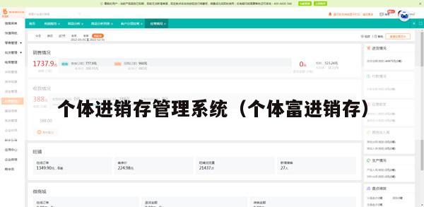 个体进销存管理系统（个体富进销存）