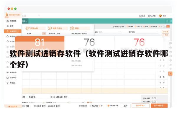 软件测试进销存软件（软件测试进销存软件哪个好）