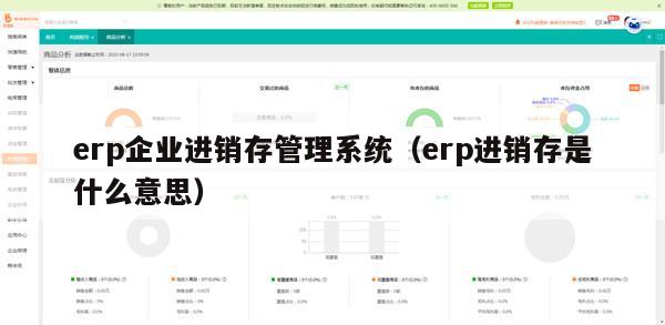 erp企业进销存管理系统（erp进销存是什么意思）