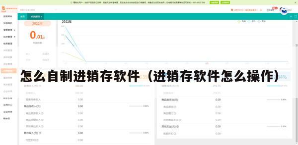 怎么自制进销存软件（进销存软件怎么操作）