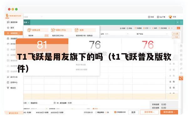 T1飞跃是用友旗下的吗（t1飞跃普及版软件）