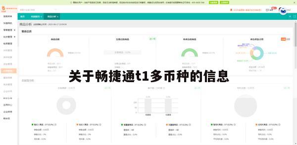 关于畅捷通t1多币种的信息