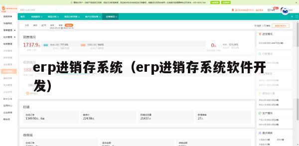 erp进销存系统（erp进销存系统软件开发）