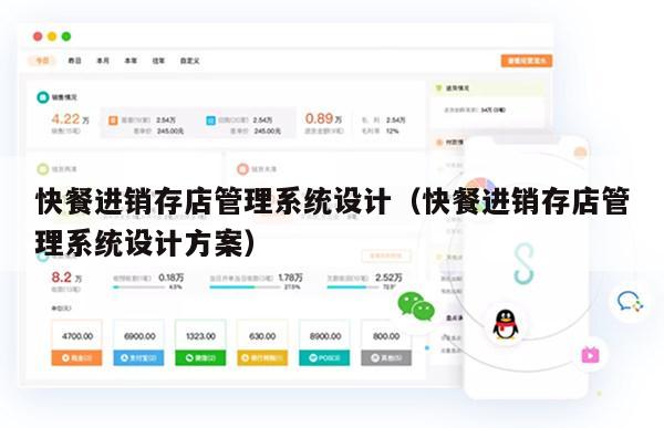 快餐进销存店管理系统设计（快餐进销存店管理系统设计方案）