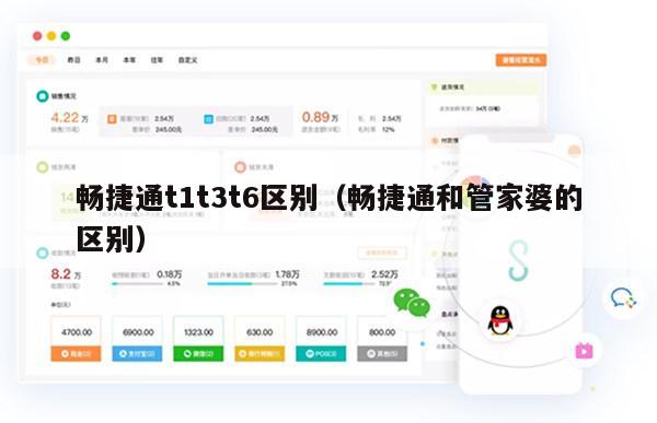 畅捷通t1t3t6区别（畅捷通和管家婆的区别）