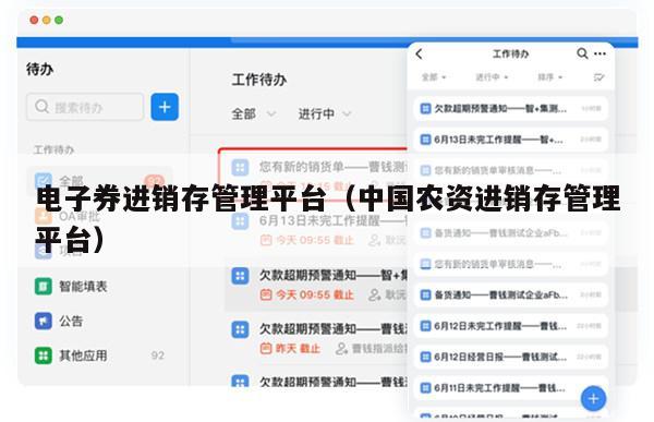 电子券进销存管理平台（中国农资进销存管理平台）