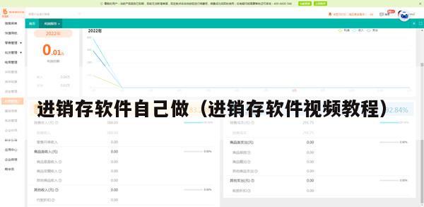 进销存软件自己做（进销存软件视频教程）