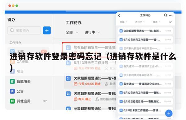 进销存软件登录密码忘记（进销存软件是什么）