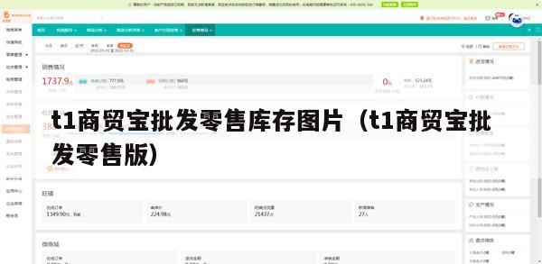 t1商贸宝批发零售库存图片（t1商贸宝批发零售版）