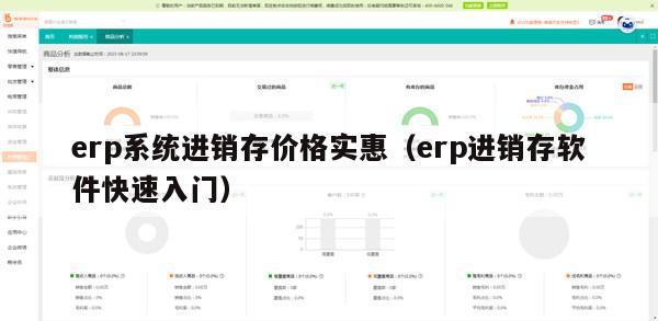 erp系统进销存价格实惠（erp进销存软件快速入门）