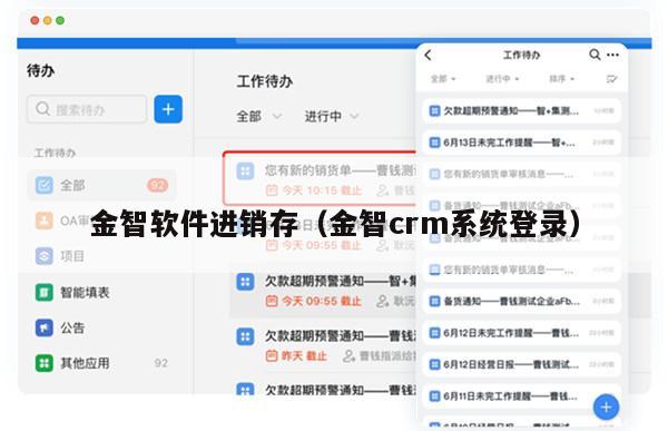 金智软件进销存（金智crm系统登录）