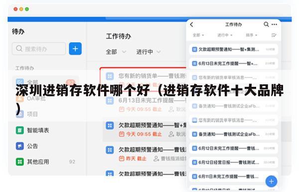 深圳进销存软件哪个好（进销存软件十大品牌）