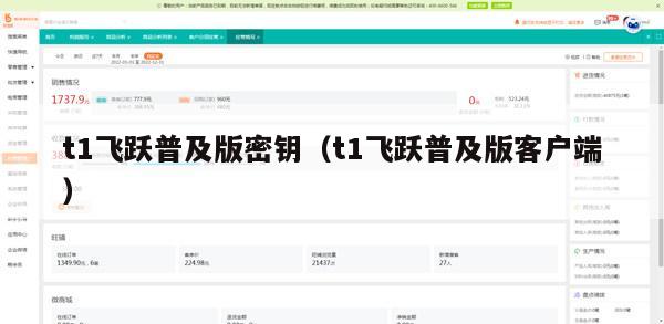 t1飞跃普及版密钥（t1飞跃普及版客户端）