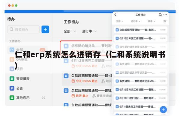 仁和erp系统怎么进销存（仁和系统说明书）