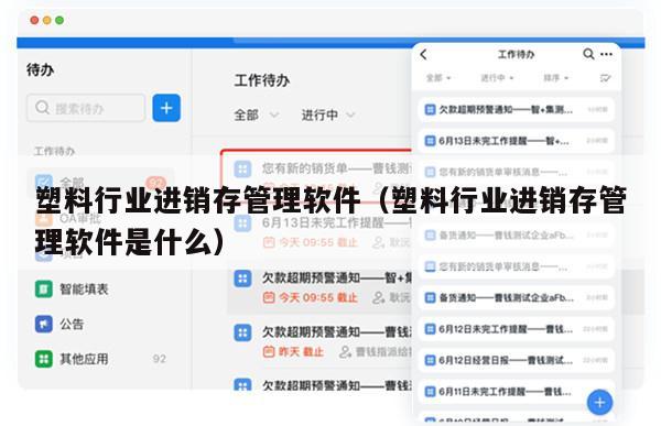 塑料行业进销存管理软件（塑料行业进销存管理软件是什么）