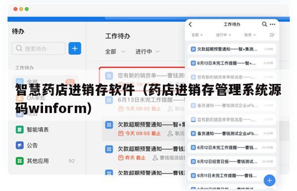 智慧药店进销存软件（药店进销存管理系统源码winform）