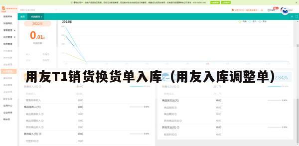 用友T1销货换货单入库（用友入库调整单）