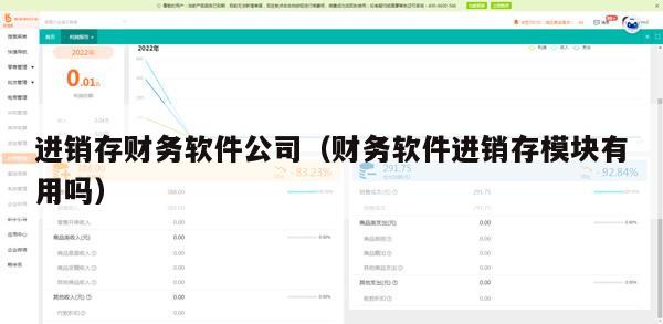 进销存财务软件公司（财务软件进销存模块有用吗）