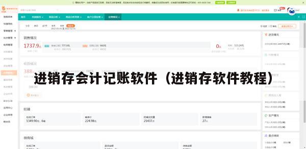 进销存会计记账软件（进销存软件教程）