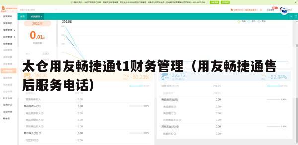 太仓用友畅捷通t1财务管理（用友畅捷通售后服务电话）