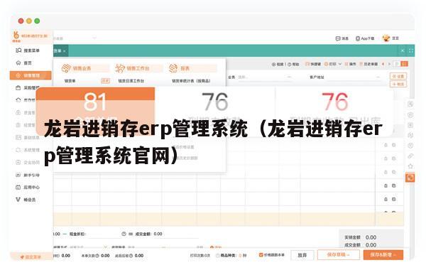 龙岩进销存erp管理系统（龙岩进销存erp管理系统官网）