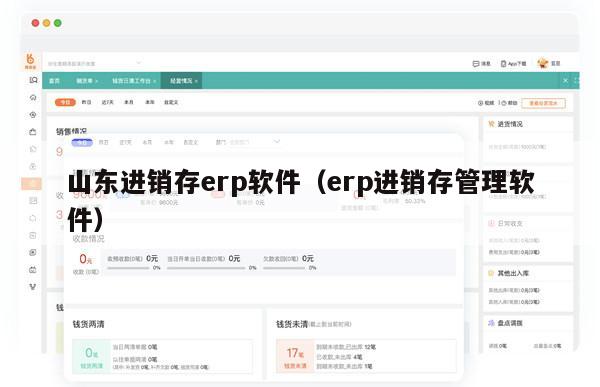 山东进销存erp软件（erp进销存管理软件）