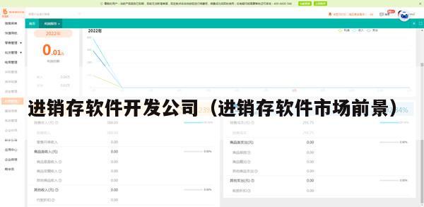 进销存软件开发公司（进销存软件市场前景）