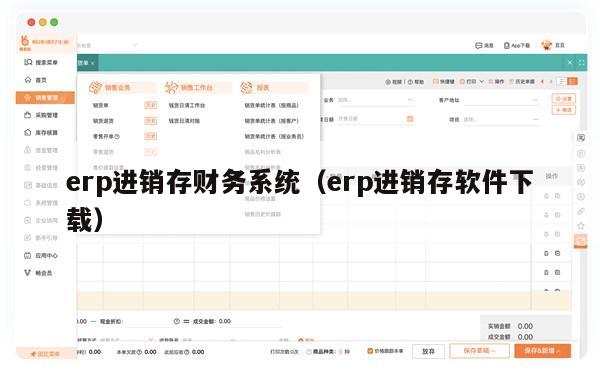 erp进销存财务系统（erp进销存软件下载）