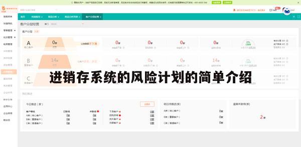 进销存系统的风险计划的简单介绍