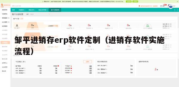 邹平进销存erp软件定制（进销存软件实施流程）