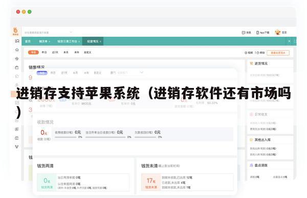 进销存支持苹果系统（进销存软件还有市场吗）