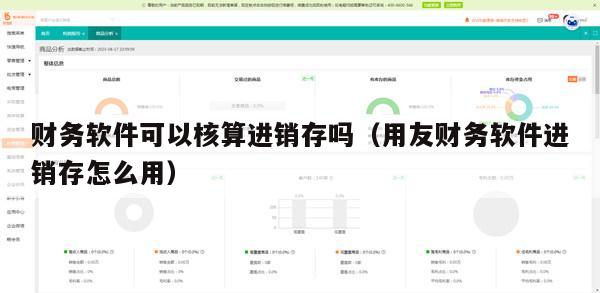 财务软件可以核算进销存吗（用友财务软件进销存怎么用）