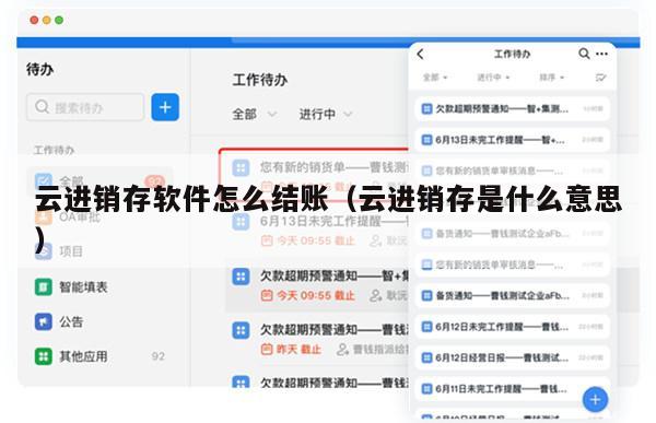 云进销存软件怎么结账（云进销存是什么意思）
