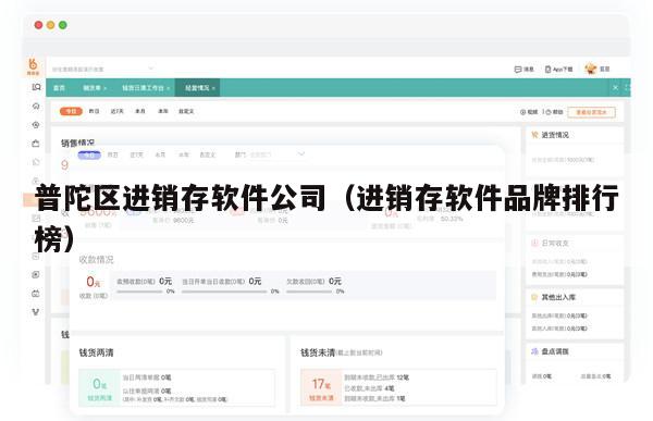 普陀区进销存软件公司（进销存软件品牌排行榜）