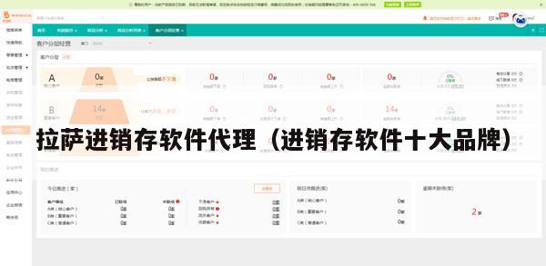 拉萨进销存软件代理（进销存软件十大品牌）