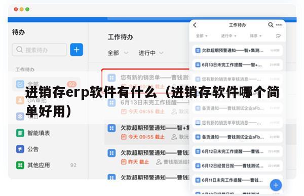 进销存erp软件有什么（进销存软件哪个简单好用）