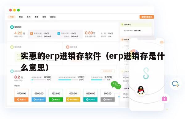实惠的erp进销存软件（erp进销存是什么意思）