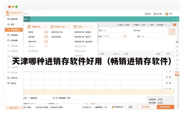 天津哪种进销存软件好用（畅销进销存软件）
