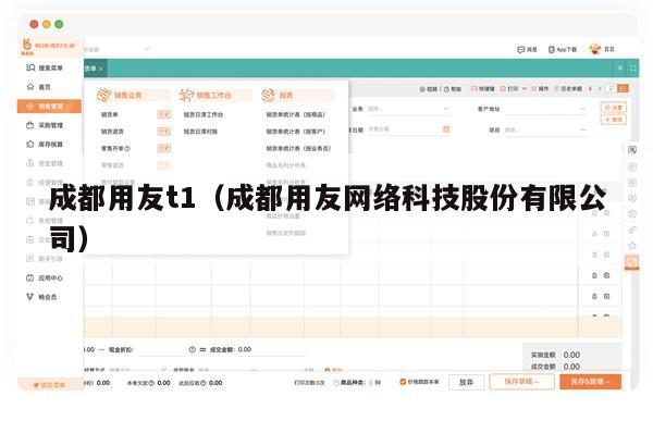 成都用友t1（成都用友网络科技股份有限公司）