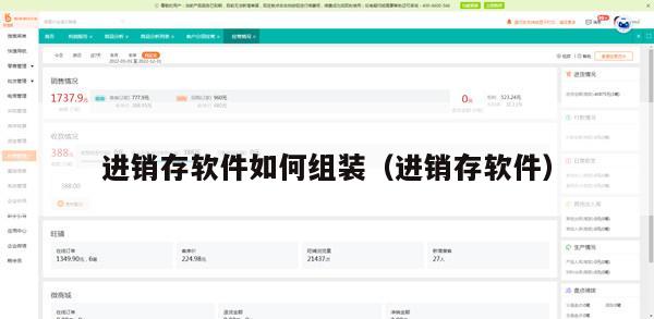 进销存软件如何组装（进销存软件）