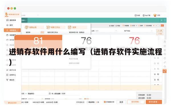 进销存软件用什么编写（进销存软件实施流程）